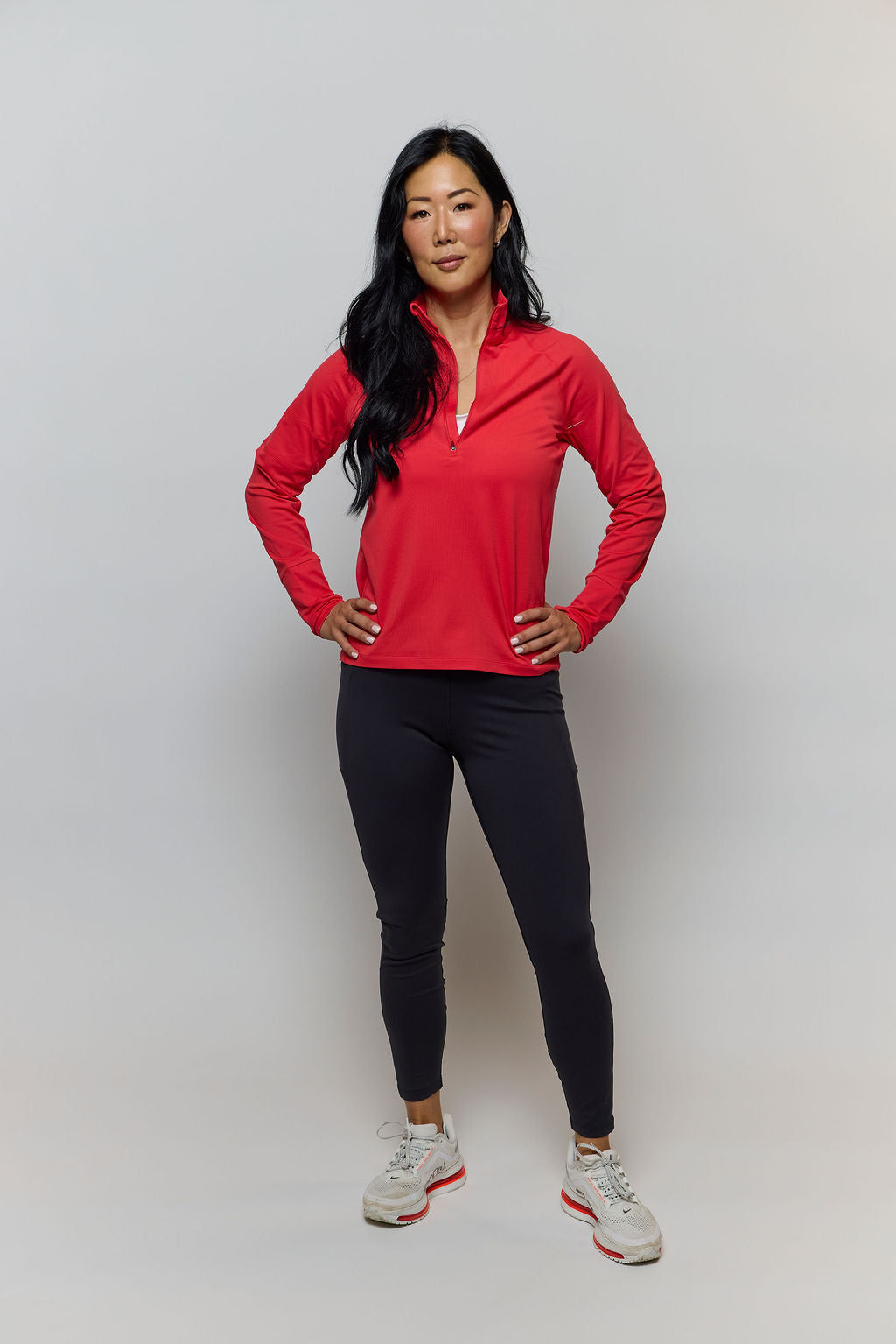 Foudy Mid-Weight Long Sleeve ½ Zip Top - Training by Goal Five - Image 2