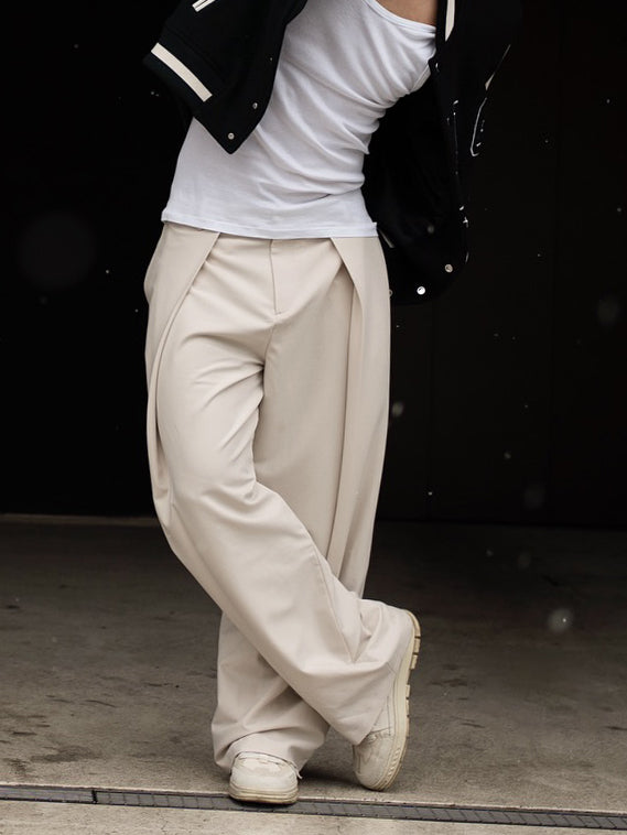 High-waisted Pleated Casual Pants - 4 by Zen Clothing - Image 5