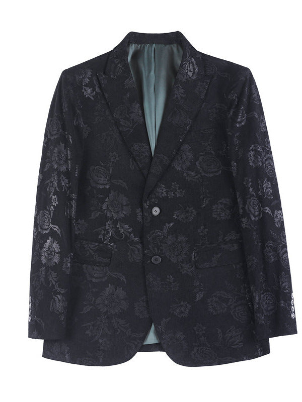 Men's Slim Fit Floral Print Casual Balzers - 4 by Zen Clothing - Image 2