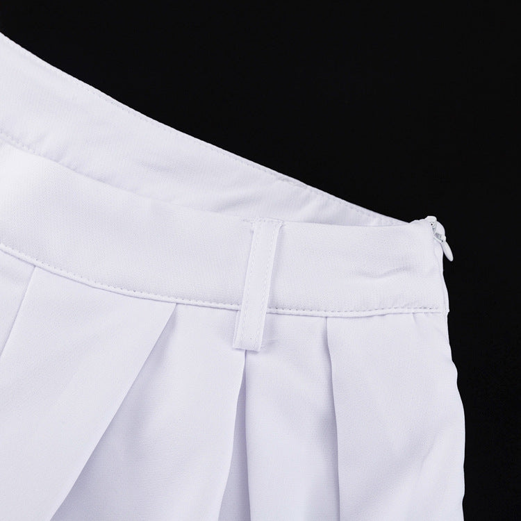 White High-Waisted Balloon Pants - Pants by Zen Clothing - Image 9