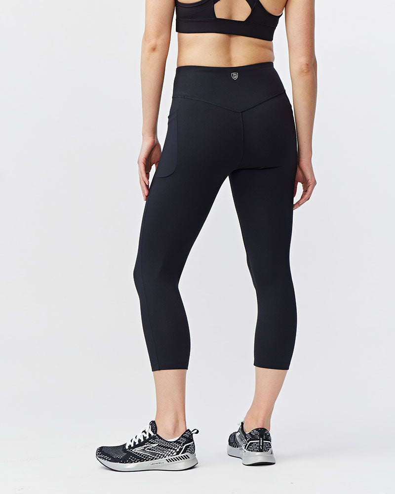 Go Again Women's Cropped Leggings Length 21" - Training by Goal Five - Image 4