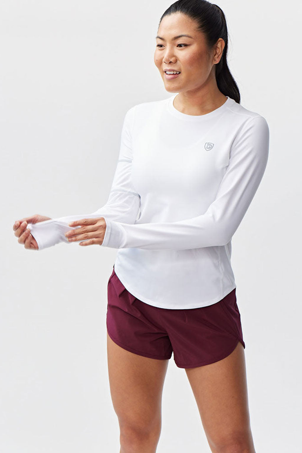 Foudy Women's Longsleeve Workout Top - Training by Goal Five - Image 15