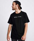 Goal Five Men's Black Cotton T-Shirt - Lifestyle by Goal Five - Image 1