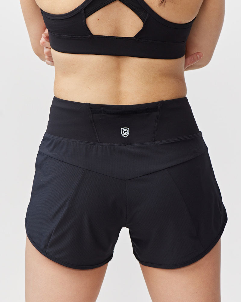 Sheva Women's High Rise Running Shorts - Training by Goal Five - Image 4