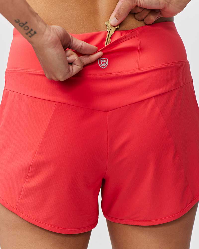 Sheva Women's High Rise Running Shorts - Training by Goal Five - Image 22