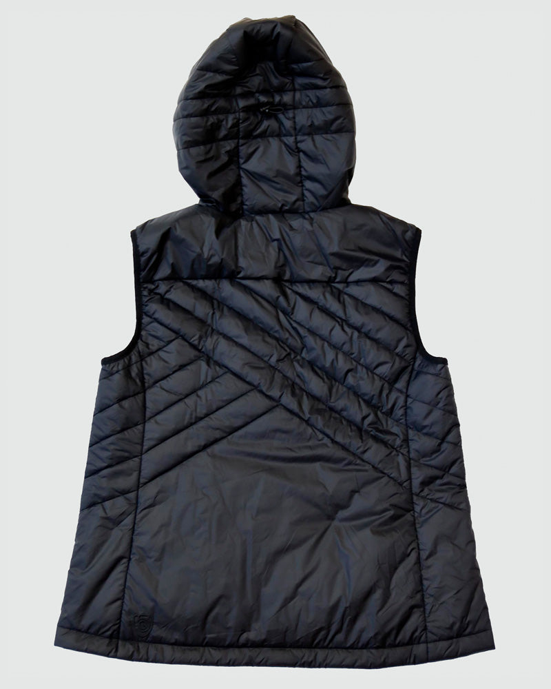 Powerstripe Eco-Friendly Down Hooded Vest - Lifestyle by Goal Five - Image 3