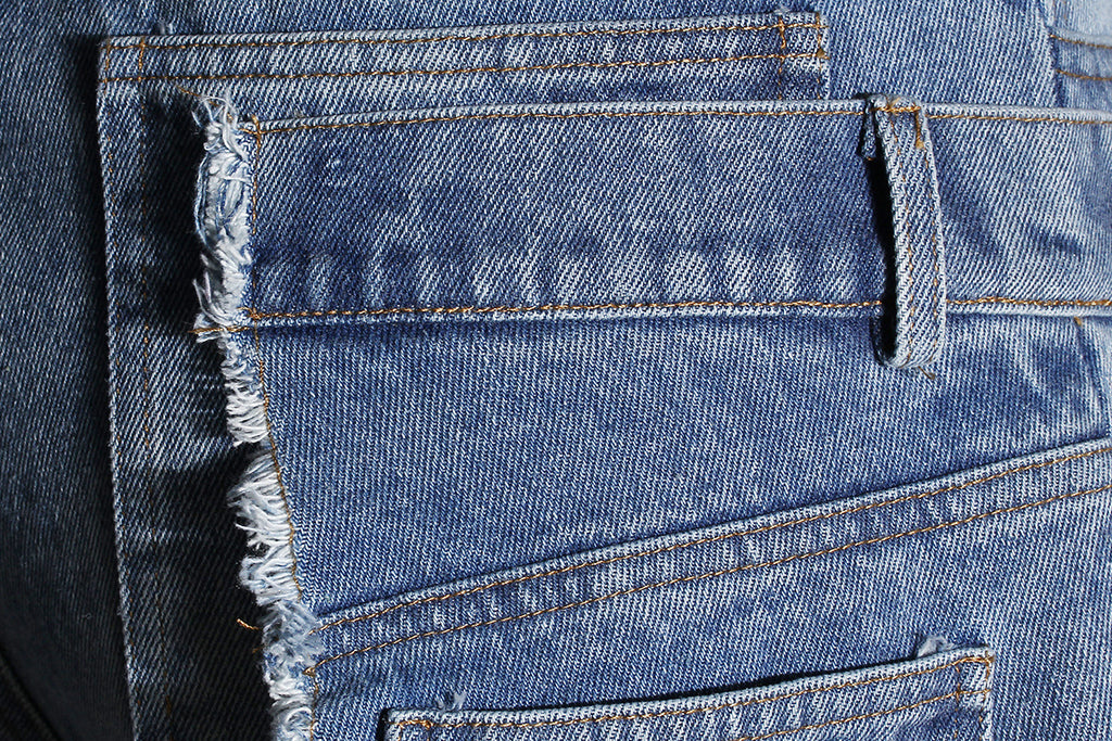 Casual Faux Two-piece Ripped Jeans - 4 by Zen Clothing - Image 10