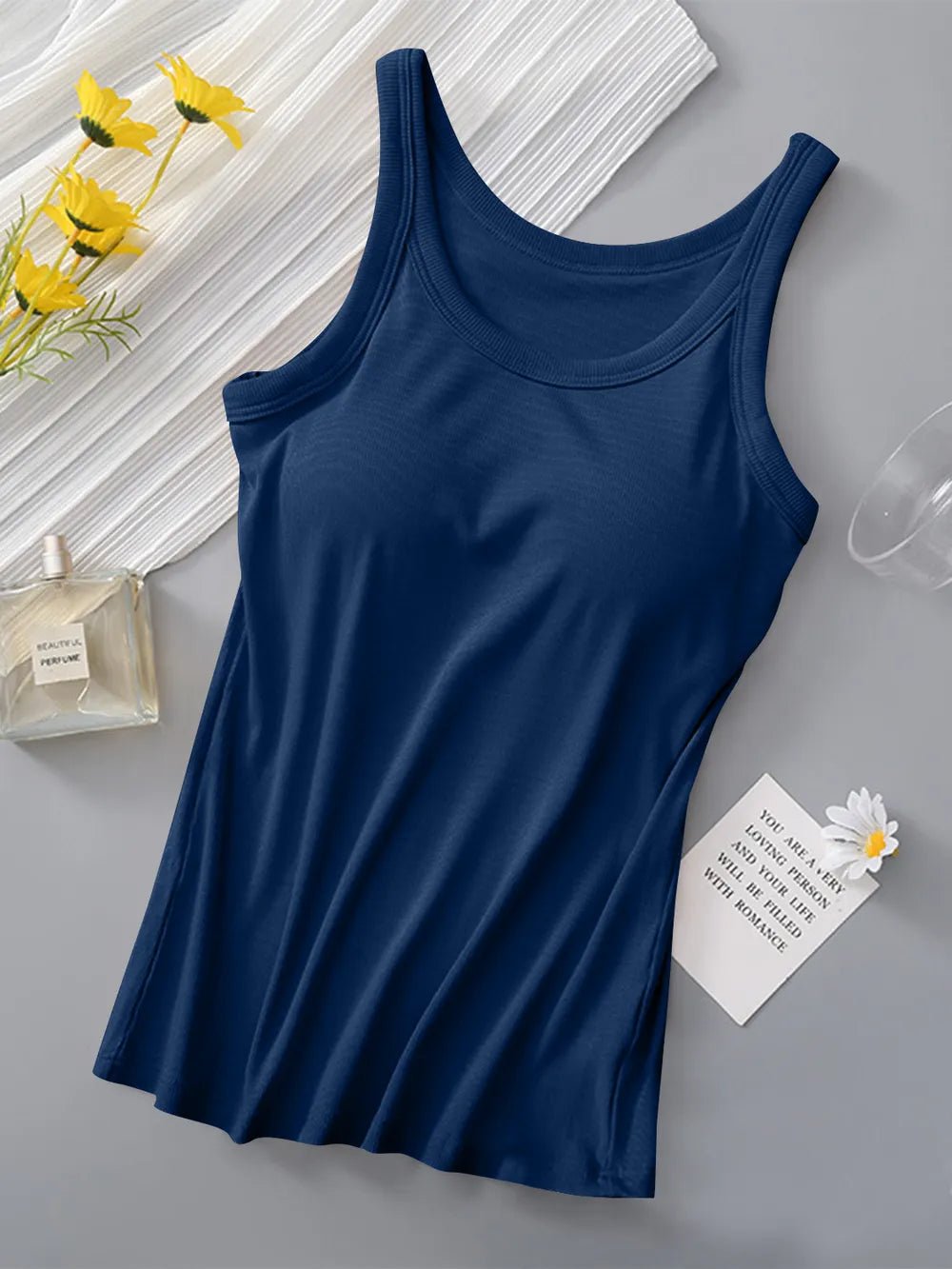 Round Neck Tank with Bra by Trendsi - Image 19